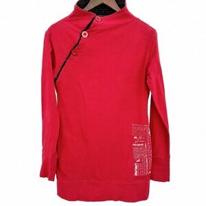 Message Factory Women Red Tunic Long Sleeves Size‎ Medium